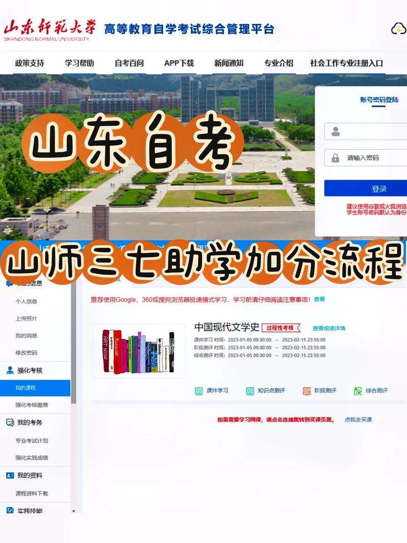 山东高等教育自学考试信息网官网